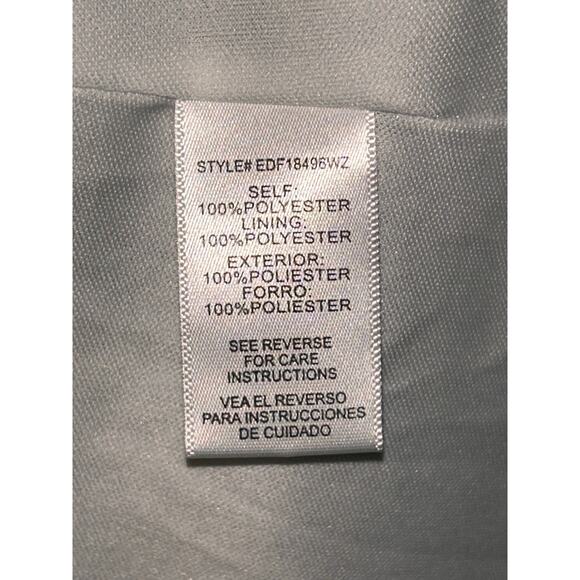 En Crème Boho Hippie Edgy Gipsy Tunic Summer Metallic Long Sleeves Dress - Picture 8 of 9